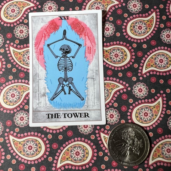 The TOWER Tarot Witchy Spiritual Light Worker Magick Occult Tarot Reader Fortune - Picture 2 of 3